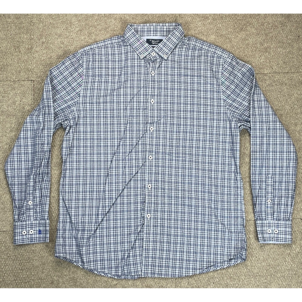 Original Penguin Heritage Slim‎ Fit Men's Long Sleeve Shirt Size 16 1/2 34/35
